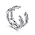 Gabriel & Co. AN12546M-W44JJ 14K White Gold Diamond Ring Enhancer