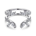 Gabriel & Co. AN12548M-W44JJ 14K White Gold Diamond Ring Enhancer