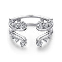 Gabriel & Co. AN12549M-W44JJ 14K White Gold Diamond Ring Enhancer