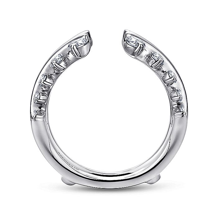 Gabriel & Co. AN12549M-W44JJ 14K White Gold Diamond Ring Enhancer