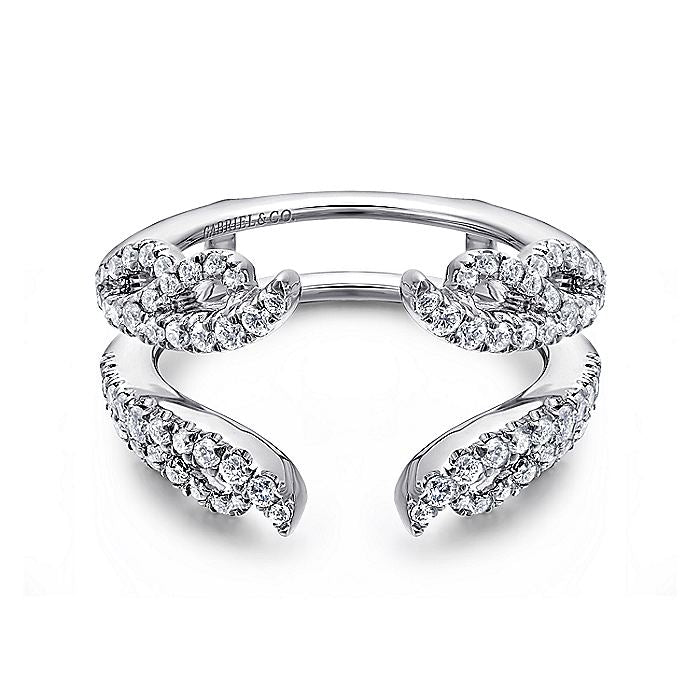 Gabriel & Co. AN12551M-W44JJ 14K White Gold Diamond Ring Enhancer