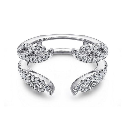 Gabriel & Co. AN12551M-W44JJ 14K White Gold Diamond Ring Enhancer