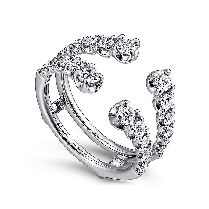 Gabriel & Co. AN12552M-W44JJ 14K White Gold Diamond Ring Enhancer