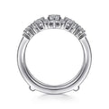 Gabriel & Co. AN14746L-W44JJ 14K White Gold Diamond Ring Enhancer