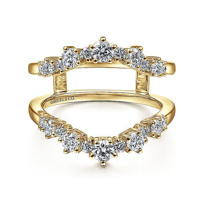 Gabriel & Co. AN14746L-Y44JJ 14K Yellow Gold Diamond Ring Enhancer