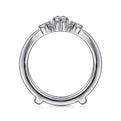 Gabriel & Co. AN14747S-W44JJ 14K White Gold Diamond Ring Enhancer