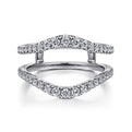 Gabriel & Co. AN14749M-W44JJ 14K White Gold Diamond Ring Enhancer