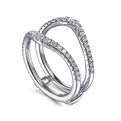 Gabriel & Co. AN14749M-W44JJ 14K White Gold Diamond Ring Enhancer