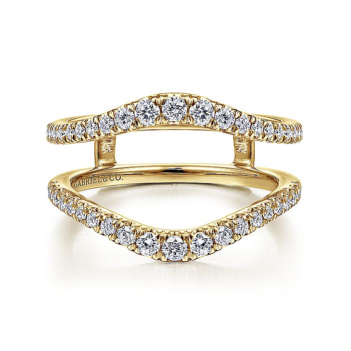 Gabriel & Co. AN14749M-Y44JJ 14K Yellow Gold Diamond Ring Enhancer