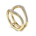 Gabriel & Co. AN14749M-Y44JJ 14K Yellow Gold Diamond Ring Enhancer