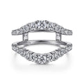 Gabriel & Co. AN14750M-W44JJ 14K White Gold Diamond Ring Enhancer