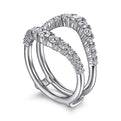 Gabriel & Co. AN14750M-W44JJ 14K White Gold Diamond Ring Enhancer