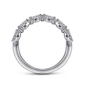 Gabriel & Co. AN15576W44JJ 14K White Gold Diamond Anniversary Band