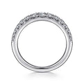 Gabriel & Co. AN15584W44JJ 14K White Gold Diamond Anniversary Band