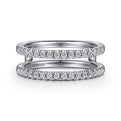 Gabriel & Co. AN15821M-W44JJ 14K White Gold Diamond Ring Enhancer