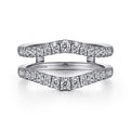 Gabriel & Co. AN15823M-W44JJ 14K White Gold Diamond Ring Enhancer