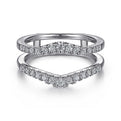 Gabriel & Co. AN15824M-W44JJ 14K White Gold Diamond Ring Enhancer