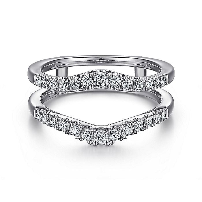 Gabriel & Co. AN15824M-W44JJ 14K White Gold Diamond Ring Enhancer