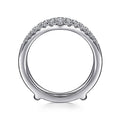 Gabriel & Co. AN15824M-W44JJ 14K White Gold Diamond Ring Enhancer