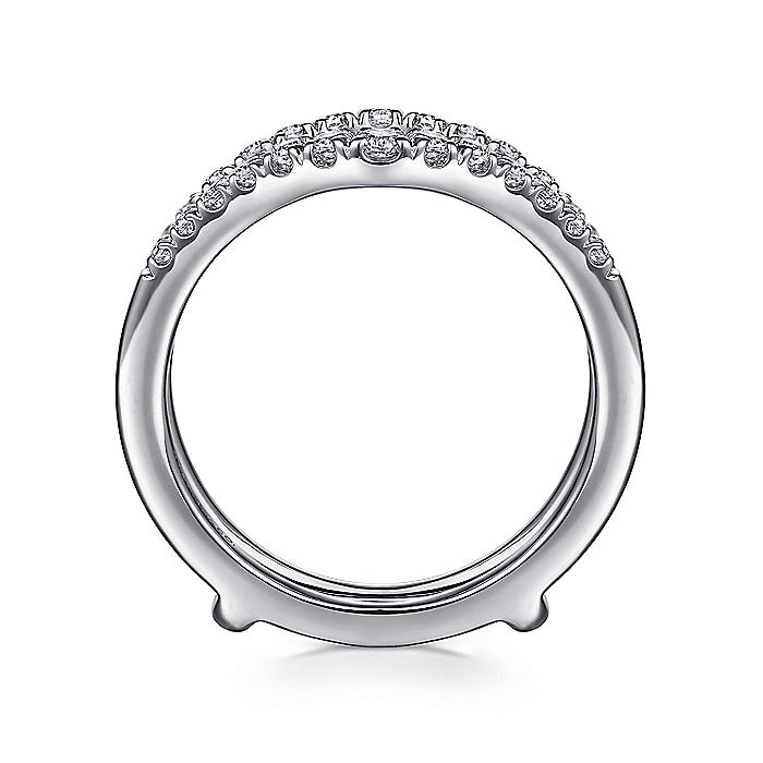 Gabriel & Co. AN15824M-W44JJ 14K White Gold Diamond Ring Enhancer