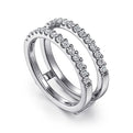 Gabriel & Co. AN15829M-W44JJ 14K White Gold Diamond Ring Enhancer