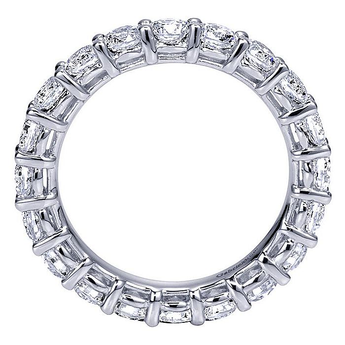 Gabriel & Co. AN4536-7W44JJ 14K White Gold Shared Prong Diamond Eternity Band