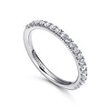 Gabriel & Co. AN6001W44JJ 14K White Gold Diamond Wedding Band