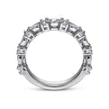 Gabriel & Co. AN7964W44JJ Vintage Inspired 14K White Gold Diamond Anniversary Band