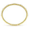 Gabriel & Co. BG3707-62Y45JJ 14K Yellow Gold Diamond Station Bangle