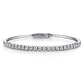 Gabriel & Co. BG3975-62W45JJ 14K White Gold Diamond Bangle