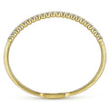 Gabriel & Co. BG3975-62Y45JJ 14K Yellow Gold Diamond Bangle