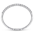 Gabriel & Co. BG3976-62W45JJ 14K White Gold Diamond Bangle