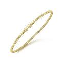 Gabriel & Co. BG4107-62Y4JJJ 14K Yellow Gold Bujukan Split Bangle in size 6.25