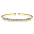 Gabriel & Co. BG4336-62Y45JJ 14k yellow gold diamond bangle