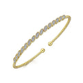 Gabriel & Co. BG4336-62Y45JJ 14k yellow gold diamond bangle