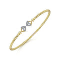 Gabriel & Co. BG4339-62Y45JJ 14k yellow gold diamond bangle