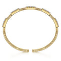 Gabriel & Co. BG4466-65Y45JJ 14K Yellow Gold Diamond Bangle