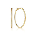 Gabriel & Co. EG13602Y4JJJ 14K Yellow Gold 30mm Round Classic Hoop Earrings