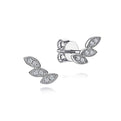 Gabriel & Co. EG14095W45JJ 14K White Gold Triple Marquise Shape Diamond Station Stud Earrings