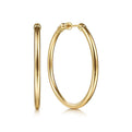 Gabriel & Co. EG14099Y4JJJ 14K Yellow Gold 40MM Round Classic Hoop Earrings