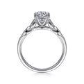 Gabriel & Co. ER11721R4W44JJ 14K White Gold Round Diamond Engagement Ring