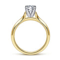 Gabriel & Co. ER11832R3M4JJJ 14K White-Yellow Gold Round Diamond Engagement Ring