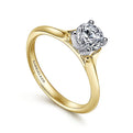 Gabriel & Co. ER11832R3M4JJJ 14K White-Yellow Gold Round Diamond Engagement Ring