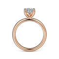 Gabriel & Co. ER15619R4K4JJJ 14K Rose Gold Round Solitaire Engagement Ring