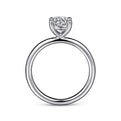 Gabriel & Co. ER15619R4W4JJJ 14K White Gold Round Solitaire Engagement Ring