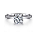 Gabriel & Co. ER15619R6W4JJJ 14K White Gold Round Solitaire Engagement Ring