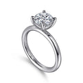 Gabriel & Co. ER15619R6W4JJJ 14K White Gold Round Solitaire Engagement Ring