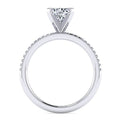 Gabriel & Co. ER16056R4W44JJ 14K White Gold Round Diamond Engagement Ring