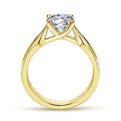 Gabriel & Co. ER6592Y4JJJ 14K Yellow Gold Round Diamond Engagement Ring