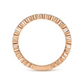 Gabriel & Co. LR4801K45JJ 14K Rose Gold Scalloped Stackable Diamond Band